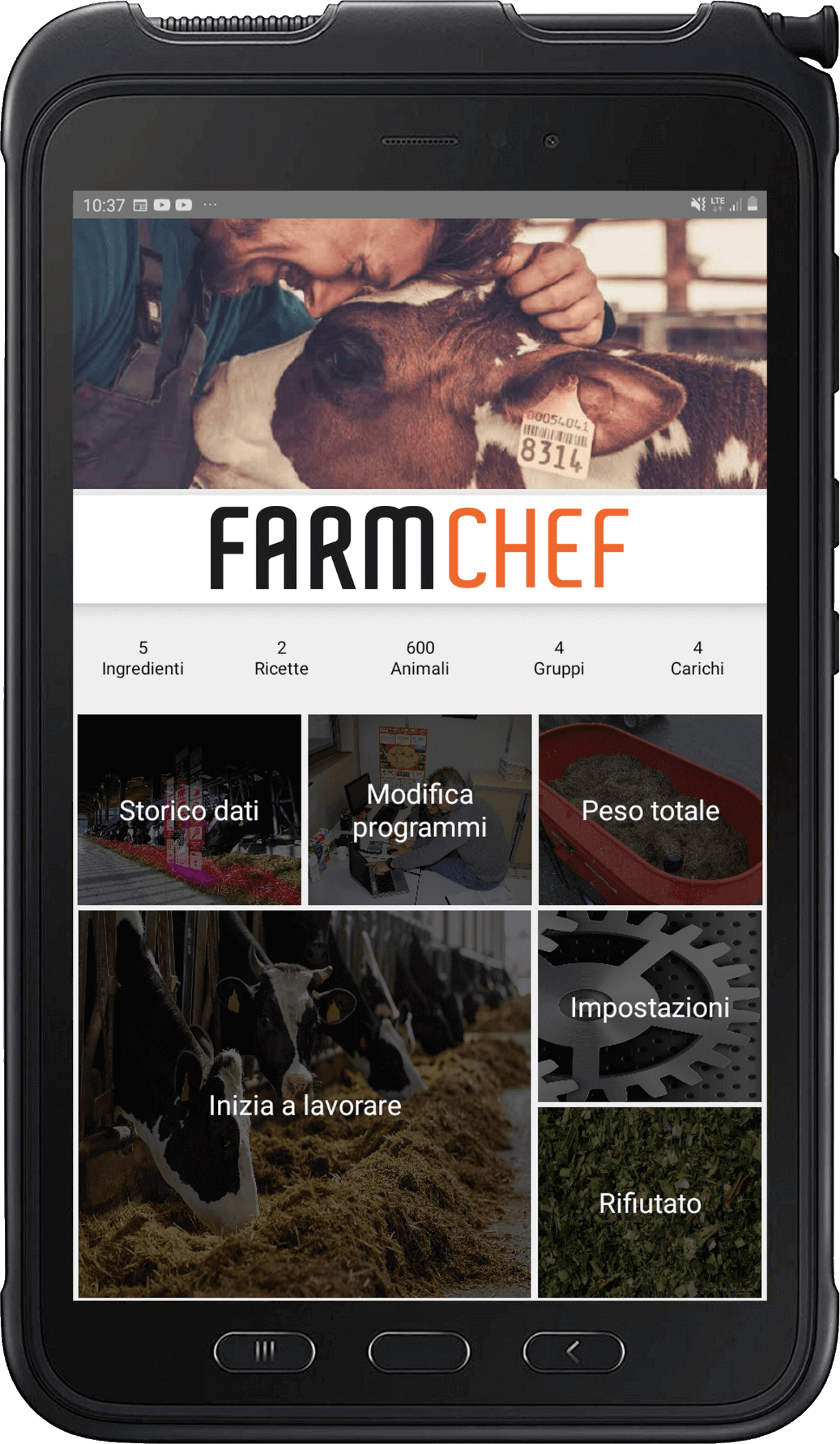 FarmChef applicazione smarthphone